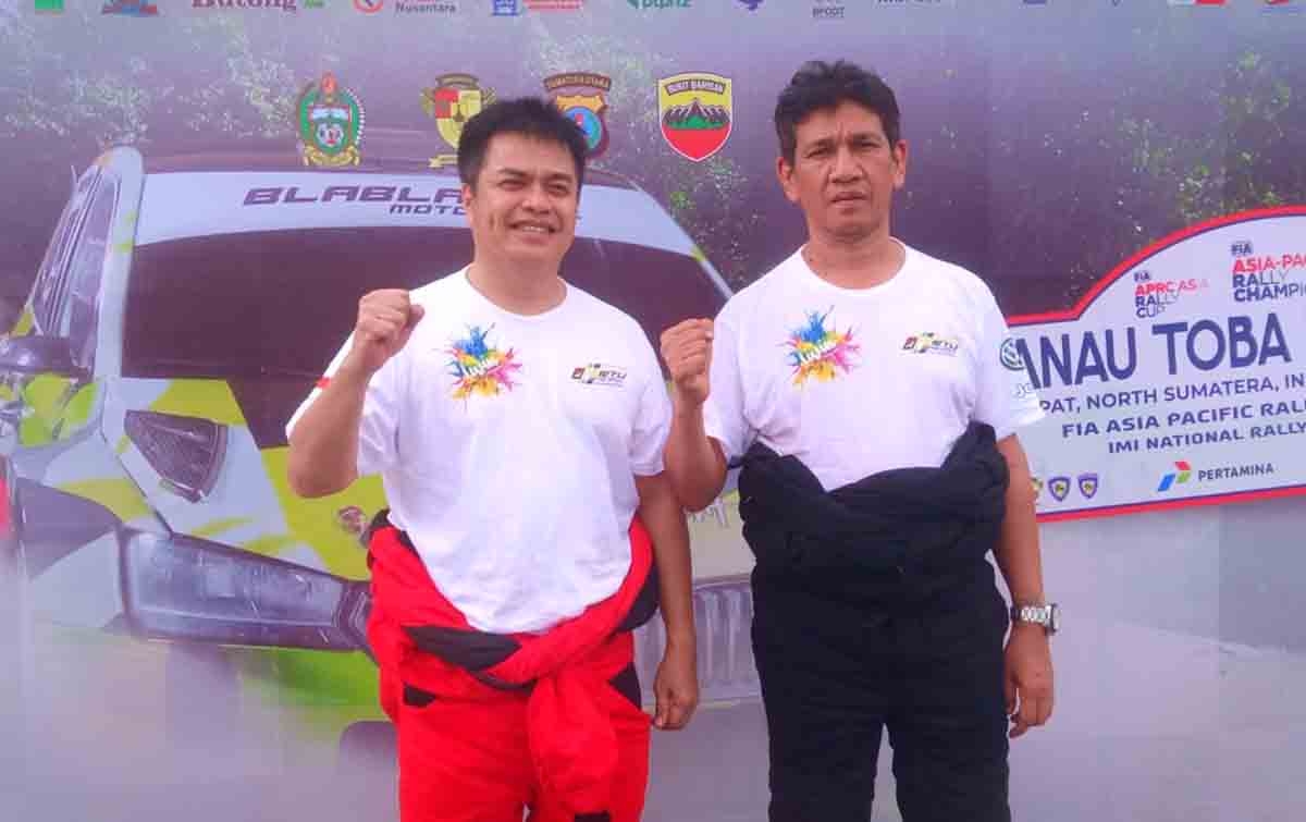 Debut dalam Danau Toba Rally, Tengku Rinel Langsung Naik Podium Juara