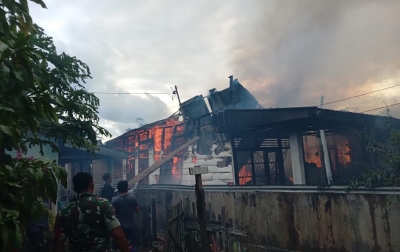 8 Unit Rumah di Padangsidimpuan Terbakar