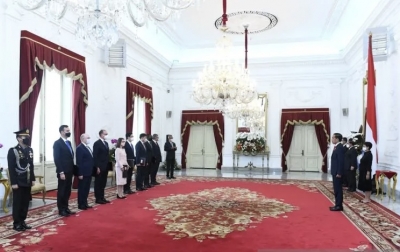 Jokowi Terima Surat Kepercayaan 8 Dubes Negara Sahabat