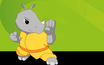 Wolu, Badak Jawa Jadi Logo dan Maskot Kejuaraan Dunia Wushu Junior 2022