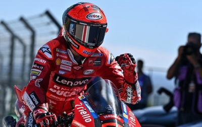 Francesco Bagnaia Raih Barisan Depan di Grand Prix Aragon