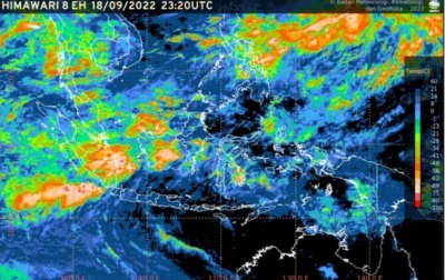 Kondisi Cuaca di Kota Medan Berkabut Pada Senin