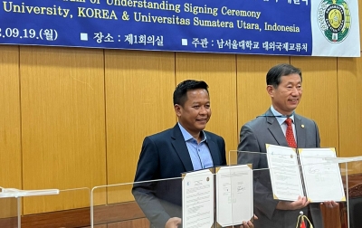 Implementasikan Internasionalisasi Kampus, USU Jalin Kerja Sama dengan Dua Universitas di Korea Selatan