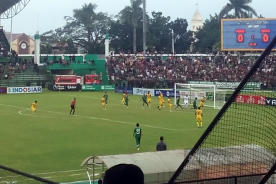 Babak Pertama, PSMS Medan vs Semen Padang 0-0