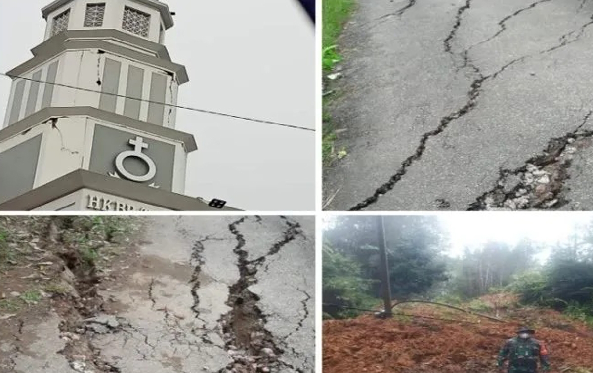 Gempa Tapanuli Utara, Tempat Ibadah dan Ratusan Rumah Rusak Berat