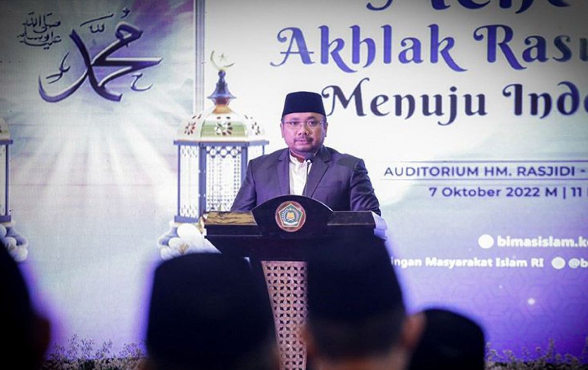 Menag Yaqut Ajak Umat Teladani Rasulullah Dalam Membangun Kerukunan ...