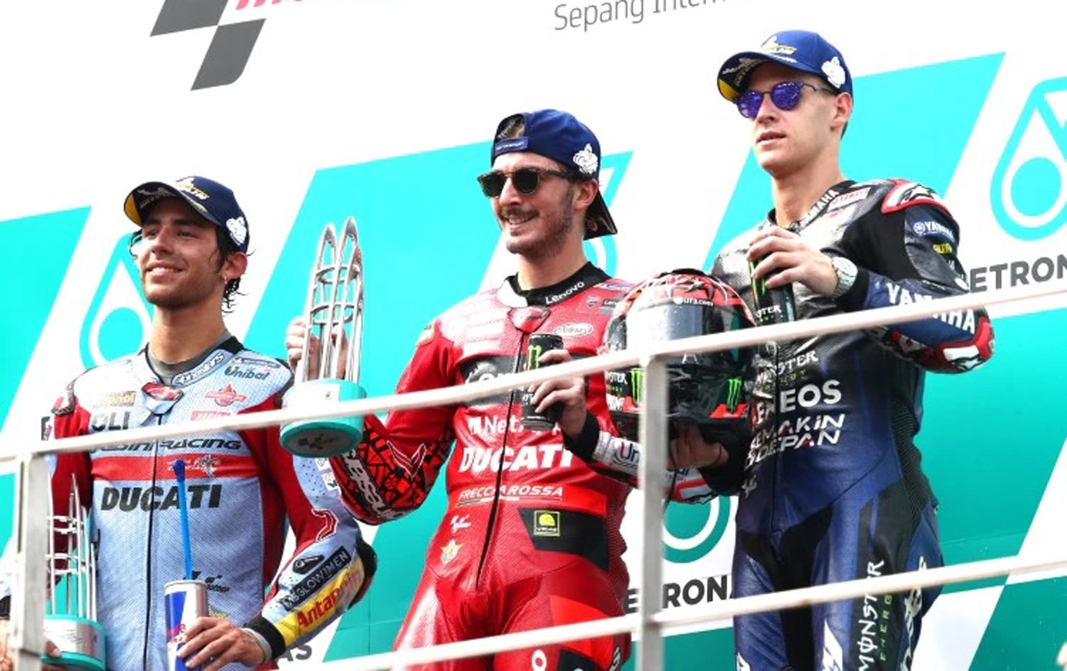 Pecco Bagnaia Berjaya di Sirkuit Sepang