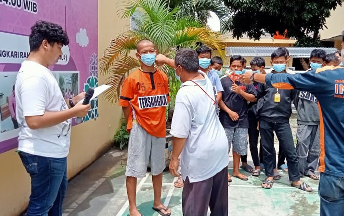 Polsek Medan Timur Gelar Rekonstruksi Kasus Pembunuhan