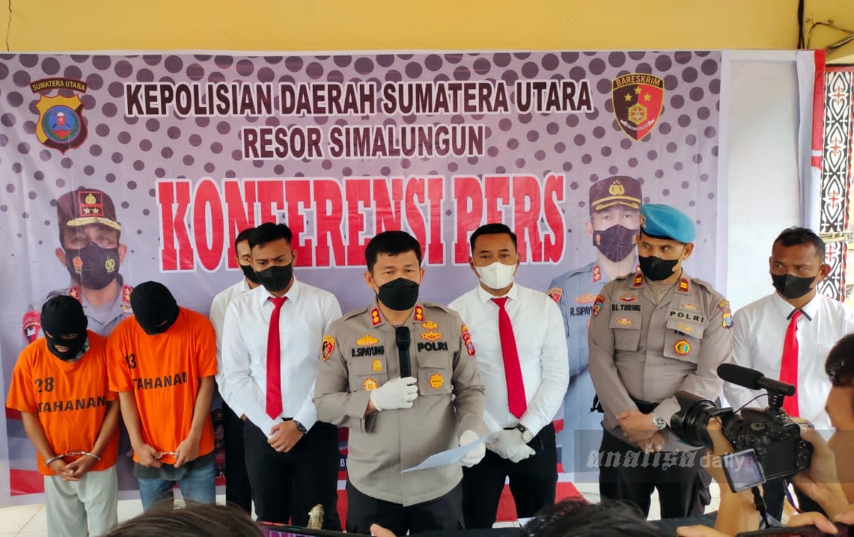 Polisi Tangkap Dua Pelaku Pembunuhan di Simalungun