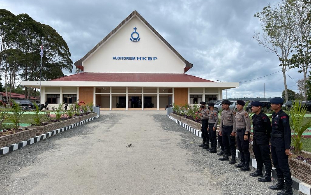 862 Personel Gabungan Dikerahkan Amankan Sinode Godang HKBP