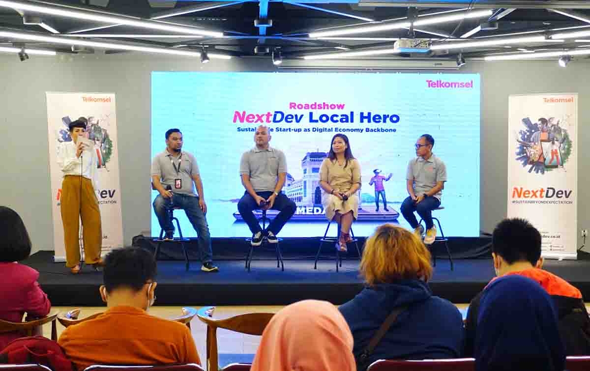 Telkomsel Perkuat Fundamental Startup Digital Tanah Air Melalui Nextdev 2022 di Kota Medan