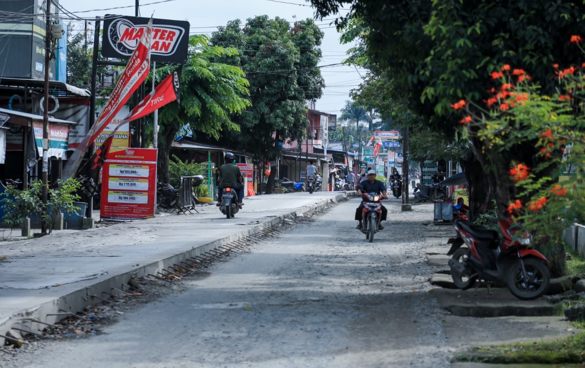 Jalan Karya Jaya Dibeton, Kelompok Masyarakat WAPESEK Gelar Syukuran
