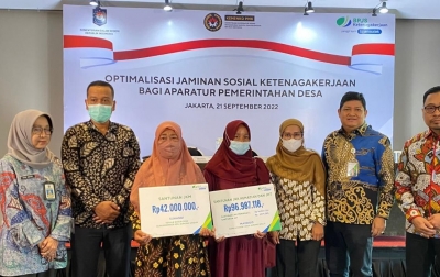 BPJamsostek-Kemendagri Usung Perlindungan Bagi Pekerja Rentan