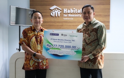 Akuberbagi.com-Bank Mestika Salurkan Bantuan Sosial Agar Masyarakat Punya Tempat Tinggal Layak