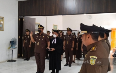 Anri Rico Manurung Dilantik Jadi Kasi Intelijen Kejari Palas