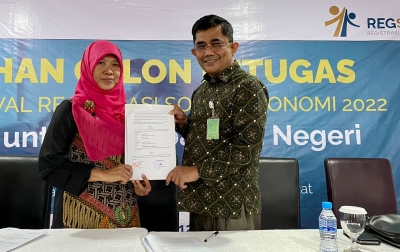 Lindungi Petugas Regsosek, BPJS Ketenagakerjaan Binjai Tandatangani MoU dengan BPS Setempat
