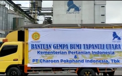 PT Charoen Pokphand Indonesia Salurkan Bantuan Korban Gempa Bumi di Tapanuli Utara