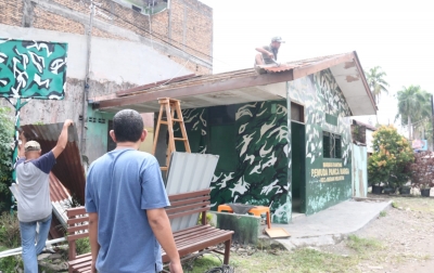 Pengurus OKP Bongkar Sendiri Bangunan di Atas Drainase