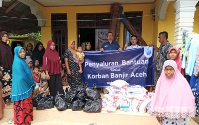 Donasi untuk Korban Banjir Aceh Utara Disalurkan