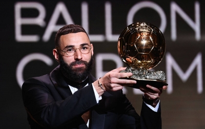 Karim Benzema Raih Ballon d'Or 2022