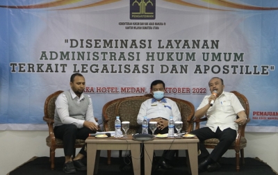 Kanwil Kemenkumham Sumut Adakan Diseminasi Layanan AHU Terkait Apostille
