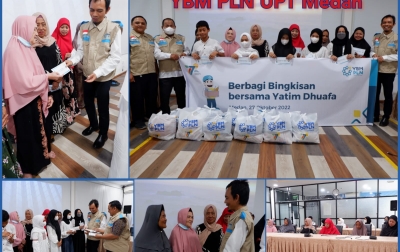 Sambut Hari Listrik Nasional, PLN UIP3BS UPT Medan Serahkan Bantuan ke 200 Penerima