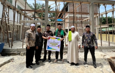 Hartam Edyanto Bantu Pembangunan Ruangan Tahfiz Santri Putra