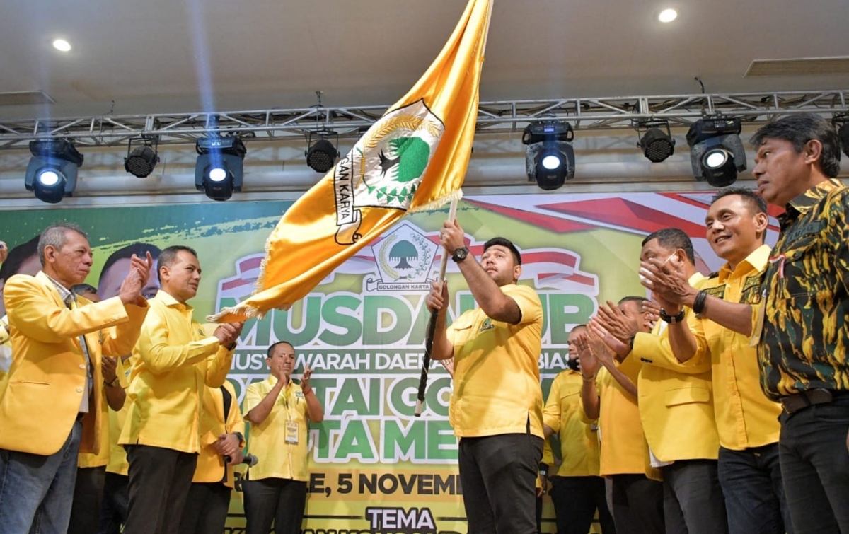 Rahmaddian Shah Ketua Golkar Medan