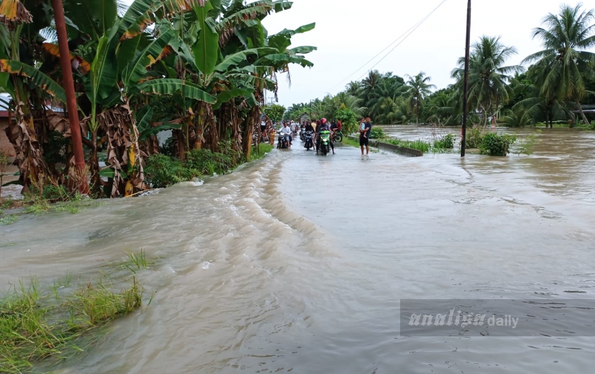 Banjir, Lima Kecamatan di Langkat Terendam Air