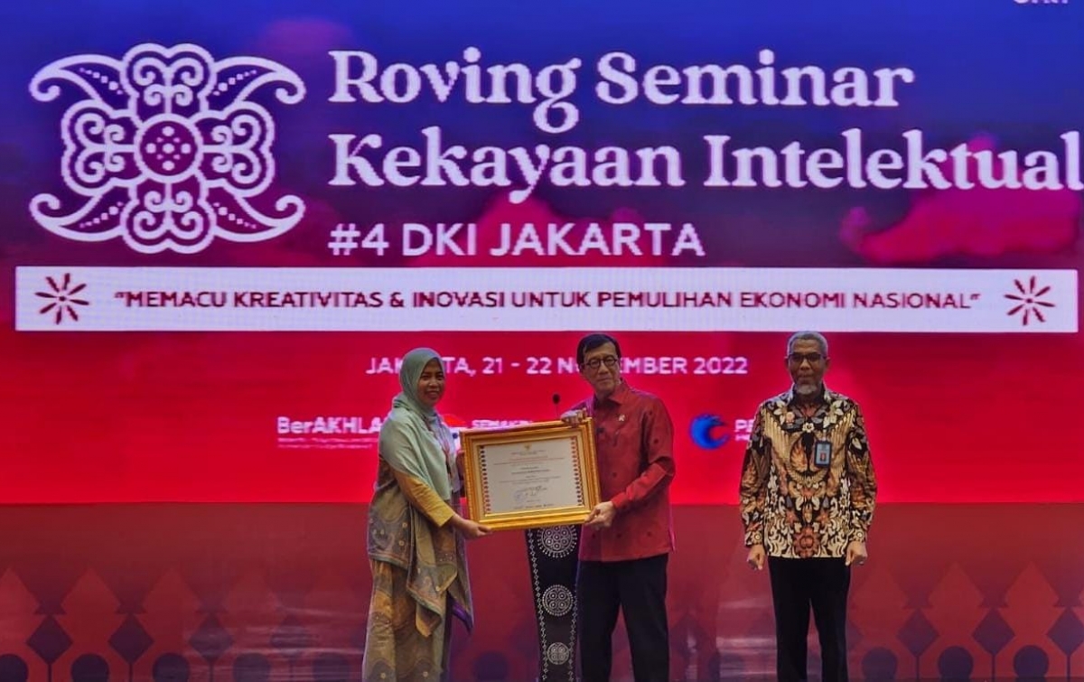 USU Terima Penghargaan dari Kemenkumham sebagai 10 Besar Perguruan Tinggi dengan Hak Paten Terbanyak se-Indonesia