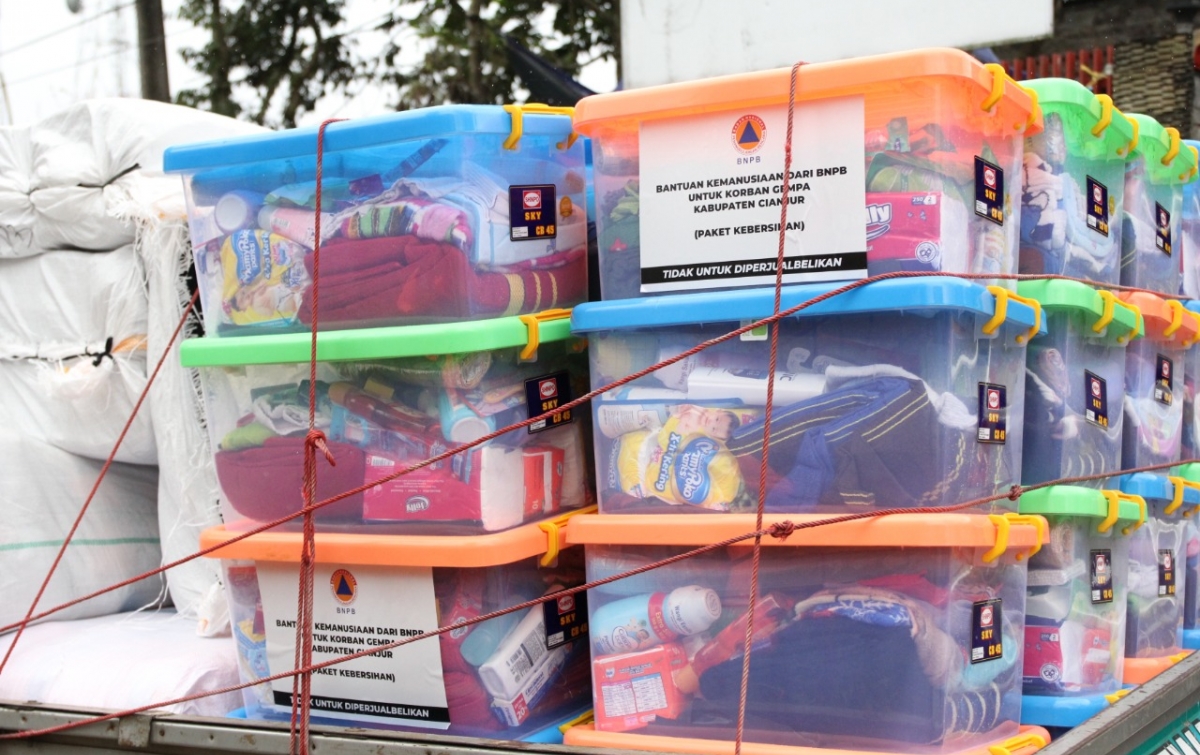 Hari ke-6 Pascagempa Cianjur, BNPB Terus Distribusikan Bantuan Logistik