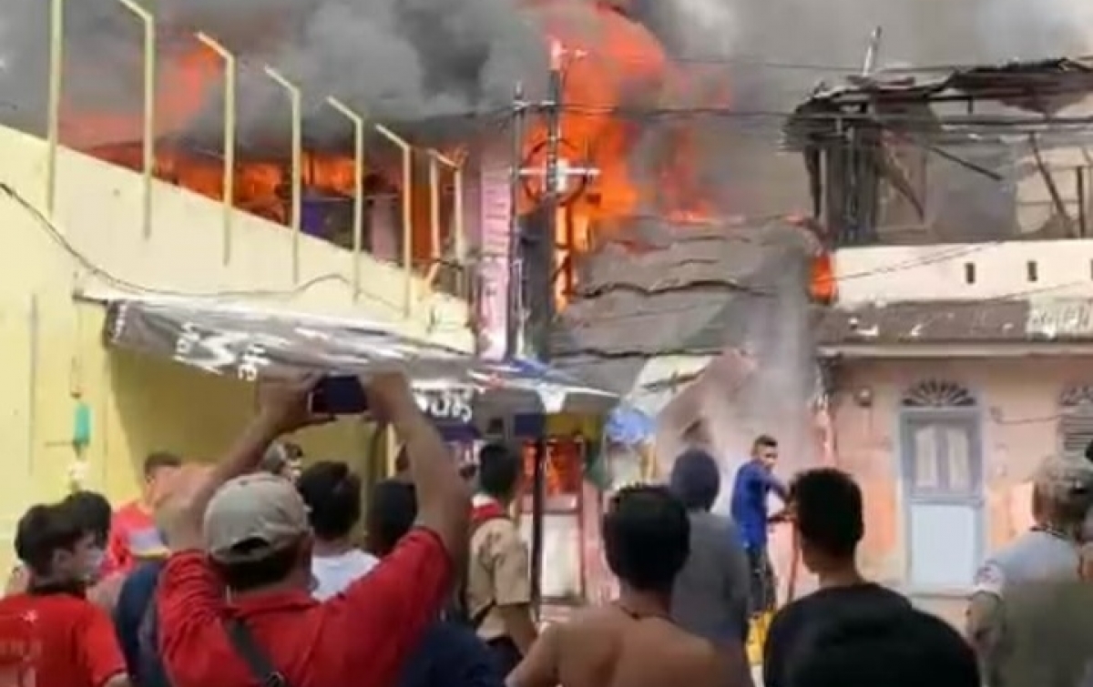 Sembilan Rumah di Kota Medan Terbakar