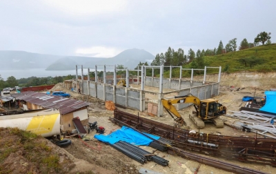 GOR Samosir Bantuan Pemprov Sumut Ditargetkan Rampung Akhir 2022