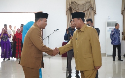 Bupati Deliserdang Lantik Timur Tumanggor Sebagai Sekda