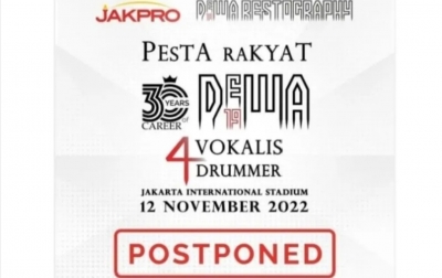 Konser 30 Tahun Dewa 19 Ditunda Hingga Februari 2023