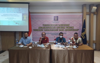 Kanwil Kemenkumham Sumut Kembali Adakan Diseminasi Layanan AHU Apostille