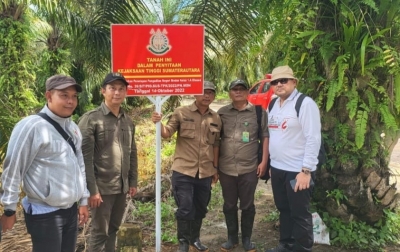 Dugaan Korupsi Alih Fungsi Hutan di Langkat, Kejatisu Sita 105,9852 Ha Tanah