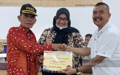 PTPN 3 Kebun Tanah Raja Salurkan Dana TJSL ke Masyarakat