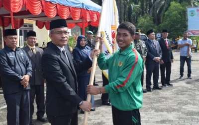 Sekda Palas Sambut Atlet Porprovsu