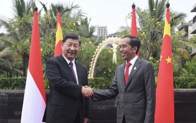 Jokowi dan Xi Jinping Saksikan Uji Coba Kereta Cepat Jakarta-Bandung