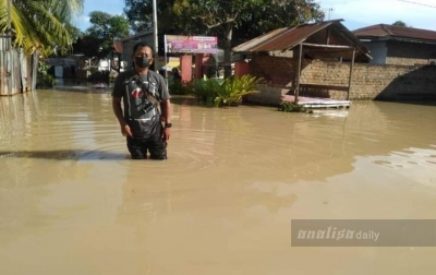Warga Terdampak Banjir di Sergai Bertambah Menjadi 17.554 Jiwa