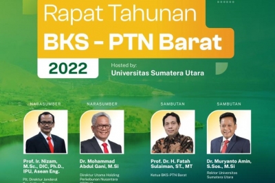RATA BKS-PTN Barat di Sumut Perkuat Kolaborasi, Rektor USU Muryanto Amin Terpilih Sebagai Ketua