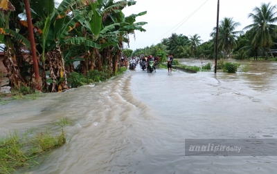 Banjir, Lima Kecamatan di Langkat Terendam Air