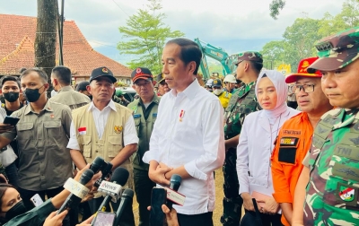 Jokowi Sampaikan Duka Cita atas Gempa Cianjur, Instruksikan Penanganan Korban