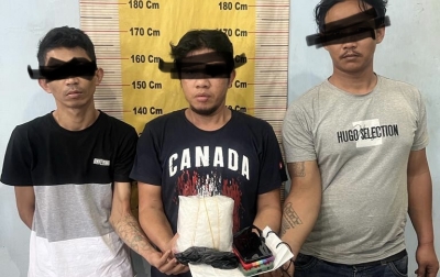 Polres Sergai Tangkap 3 Pelaku Narkoba, Sita 1 Kg Sabu
