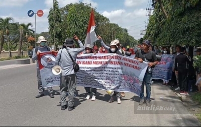 Berjalan Kaki, 7 Orang Perwakilan Nakes Non ASN Asahan Berangkat ke Istana Presiden