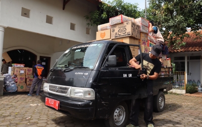 Tim Gabungan Kembali Distribusikan Bantuan ke 2 Kecamatan Terdampak Gempa Cianjur