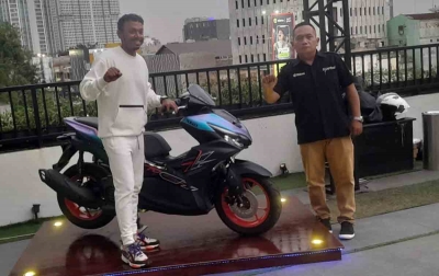 PT Alfa Scorpii Perkenalkan Yamaha Aerox 155 Connected Warna Baru