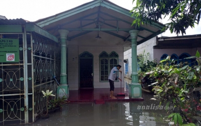 Banjir yang Melanda 3 Kecamatan di Sergai Mulai Surut