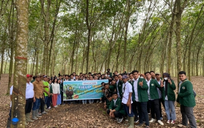 Mahasiswa Pertanian USU Belajar ke Perkebunan Nusantara III Kebun Gunung Para